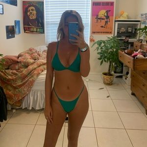Green bikini